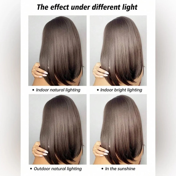 NEW! RICH DARK BROWN |  Short Wig With Bangs 16” - Picture 10 of 11